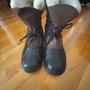 Sorel Men's Black and Brown Winter Boots